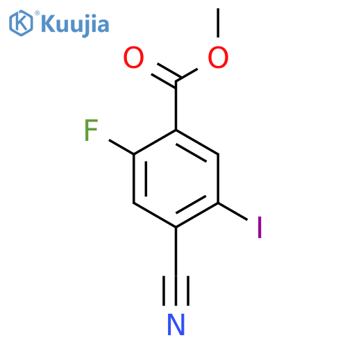 Methyl 4-cyano-2-fluoro-5-iodobenzoate structure