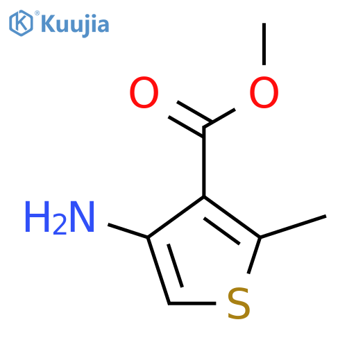 Methyl 4-amino-2-methylthiophene-3-carboxylate structure