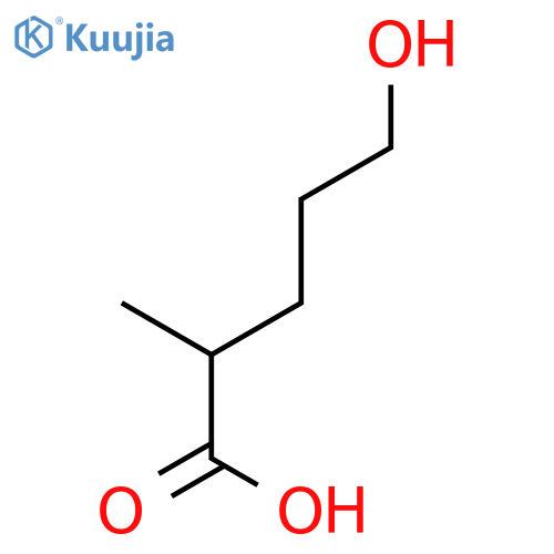 5-hydroxy-2-methylpentanoic acid structure