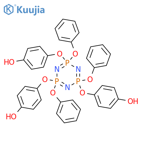 Phenol, 4,4',4''-[(2,4,6-triphenoxy-2λ5,4λ5,6λ5-1,3,5,2,4,6-triazatriphosphorine-2,4,6-triyl)tris(oxy)]tris- structure