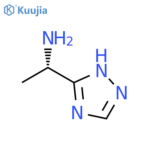 (1S)-1-(1H-1,2,4-triazol-3-yl)ethan-1-amine structure
