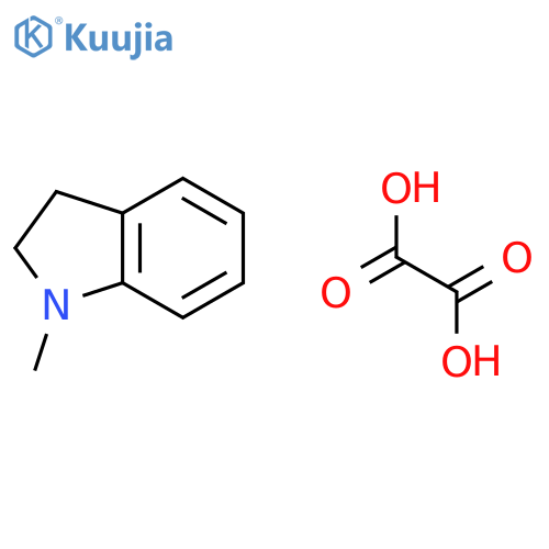 1-methyl-2,3-dihydroindole,oxalic acid structure