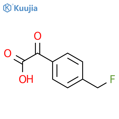 Benzeneacetic acid,4-(fluoromethyl)-a-oxo- structure