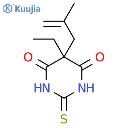 5-Ethyl-5-(2-methylprop-2-en-1-yl)-2-sulfanyl-1,4,5,6-tetrahydropyrimidine-4,6-dione structure