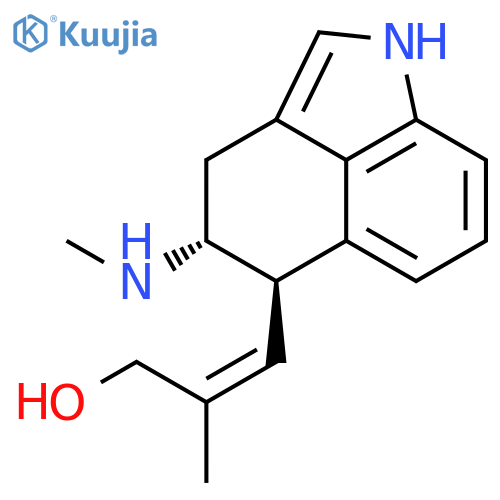 2-Propen-1-ol,2-methyl-3-[(4R,5R)-1,3,4,5-tetrahydro-4-(methylamino)benz[cd]indol-5-yl]-,(2Z)- structure