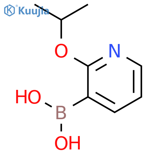 (2-isopropoxypyridin-3-yl)boronic acid structure