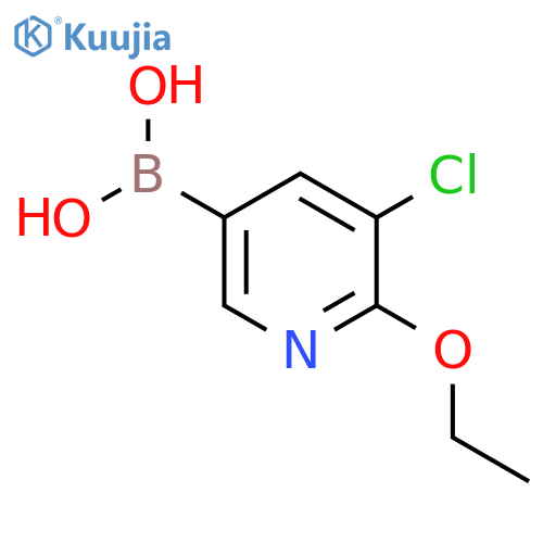 5-Chloro-6-ethoxypyridine-3-boronic Acid structure