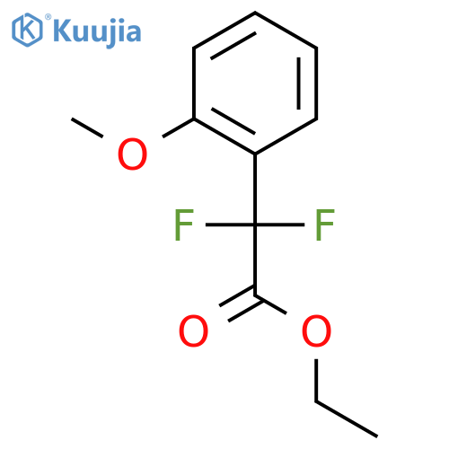 Ethyl 2,2-difluoro-2-(2-methoxyphenyl)acetate structure