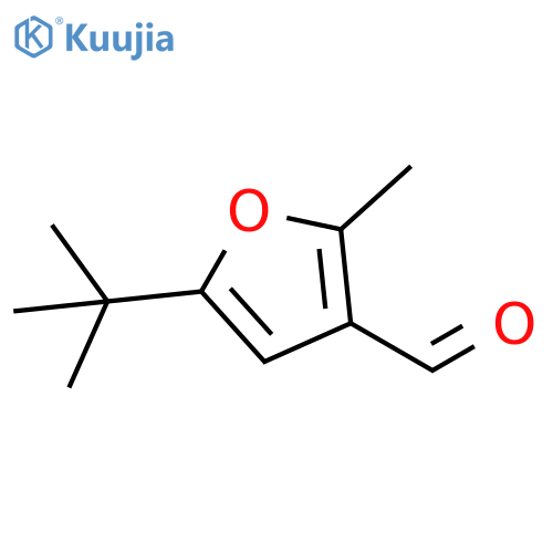 5-tert-butyl-2-methylfuran-3-carbaldehyde structure