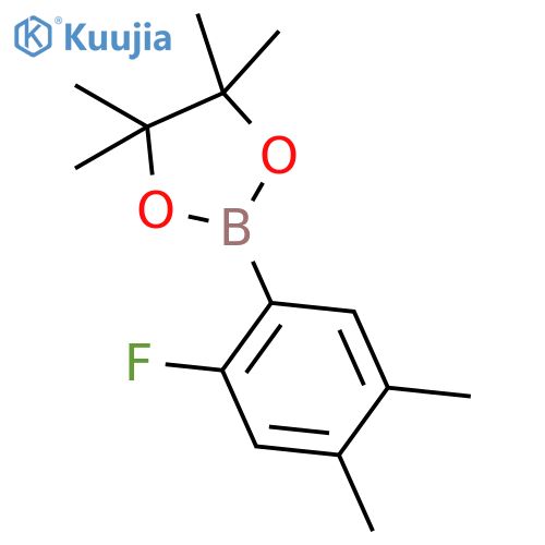 2-Fluoro-4,5-dimethylphenylboronic Acid Pinacol Ester structure