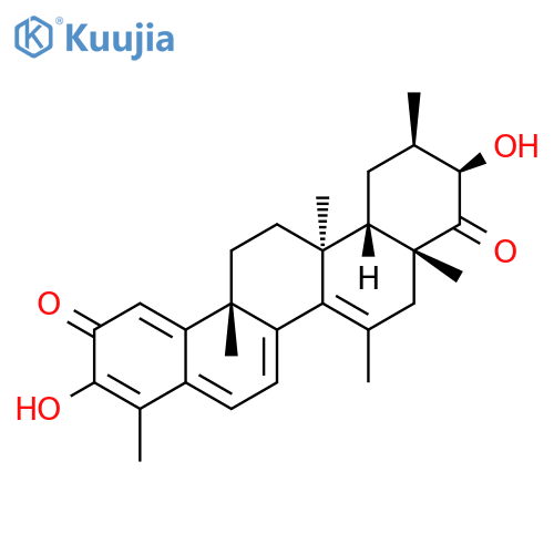 2,9-Picenedione,8,8a,10,11,12,12a,12b,13,14,14a-decahydro-3,10-dihydroxy-4,7,8a,11,12b,14a-hexamethyl-,(8aR,10R,11R,12aS,12bS,14aS)- structure