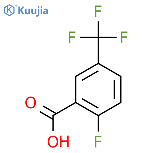 2-Fluoro-5-(trifluoromethyl)benzoic acid structure