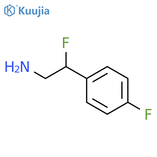 2-fluoro-2-(4-fluorophenyl)ethan-1-amine structure