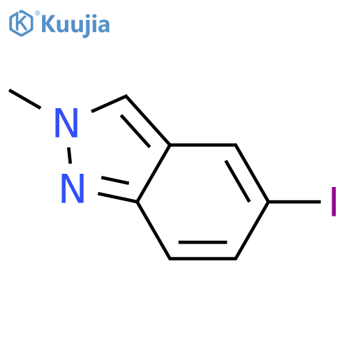 5-Iodo-2-methyl-2H-indazole structure