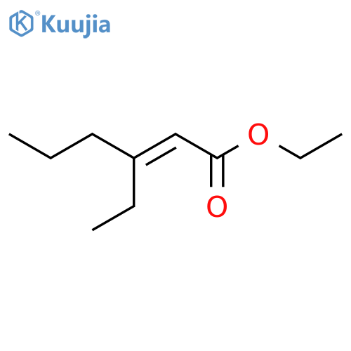 ethyl (2E)-3-ethylhex-2-enoate structure