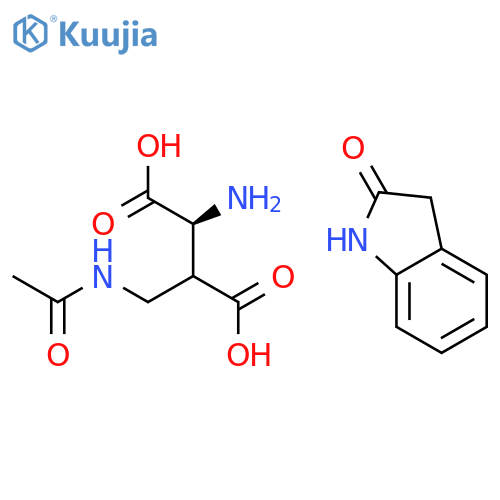 2-oxindole-3-acetylaminomethylaspartic acid structure