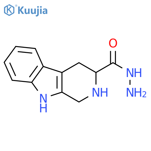 2,3,4,9-tetrahydro-1H-pyrido[3,4-b]indole-3-carbohydrazide structure