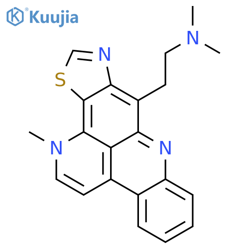 1H-Pyrido[4,3,2-mn]thiazolo[4,5-b]acridine-9-ethanamine,N,N,1-trimethyl- structure