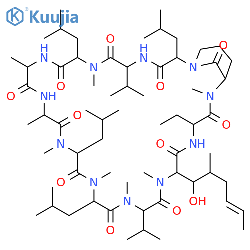 Cyclosporin A,8-[[S-(R*,R*)]-N-methyl-a-(2-methylpropyl)-2-oxo-3-amino-1-piperidineaceticacid]-9-de(N-methyl-L-leucine)- (9CI) structure