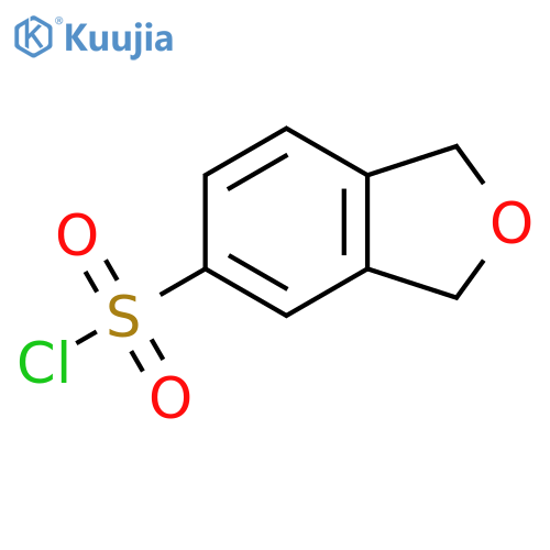 1,3-dihydro-2-benzofuran-5-sulfonyl chloride structure