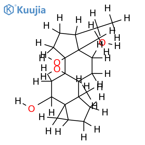 (3R,5R,6R,8S,9R,10R,13R,14R,17S,20R)-3,5-cyclopregnane-6,8,14,20-tetraol structure