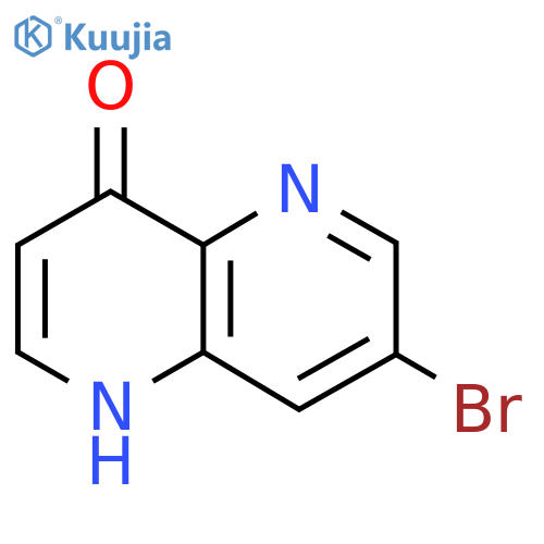 7-Bromo-1,5-naphthyridin-4-ol structure