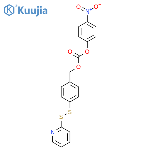 4-Nitrophenyl 4-(pyridin-2-yldisulfanyl)benzyl carbonate structure