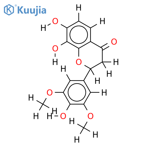 3',5'-Di-Me ether-(S)-3',4',5',7,8-Pentahydroxyflavanone structure