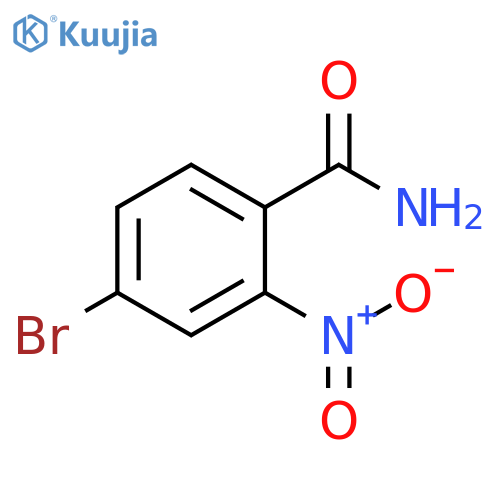 4-bromo-2-nitrobenzamide structure