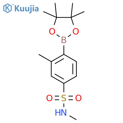 2-Methyl-4-(N-methylsulfamoyl)phenylboronic Acid Pinacol Ester structure