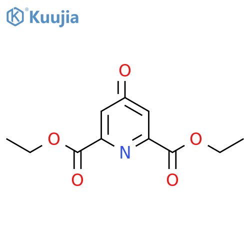 diethyl 4-oxo-1,4-dihydropyridine-2,6-dicarboxylate structure