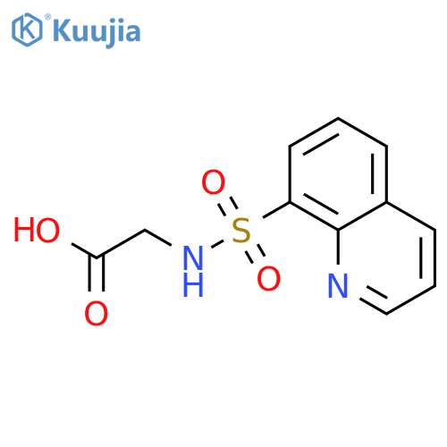 Glycine,N-(8-quinolinylsulfonyl)- structure
