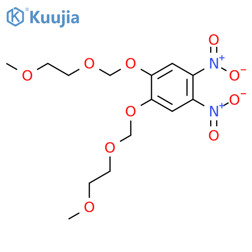 BENZENE, 1,2-BIS[(2-METHOXYETHOXY)METHOXY]-4,5-DINITRO- structure