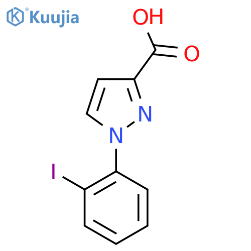 1-(2-Iodophenyl)-1h-pyrazole-3-carboxylic acid structure