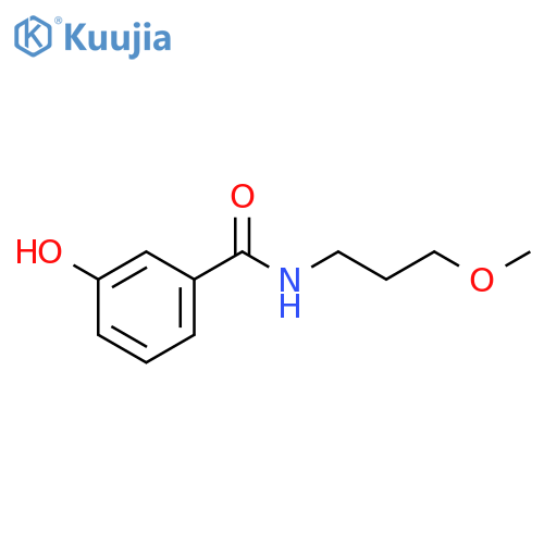 3-Hydroxy-n-(3-methoxypropyl)benzamide structure