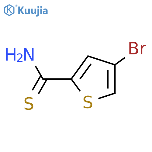 4-bromothiophene-2-carbothioamide structure