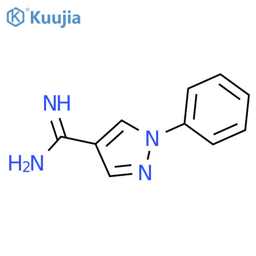1-phenyl-1H-pyrazole-4-carboximidamide structure