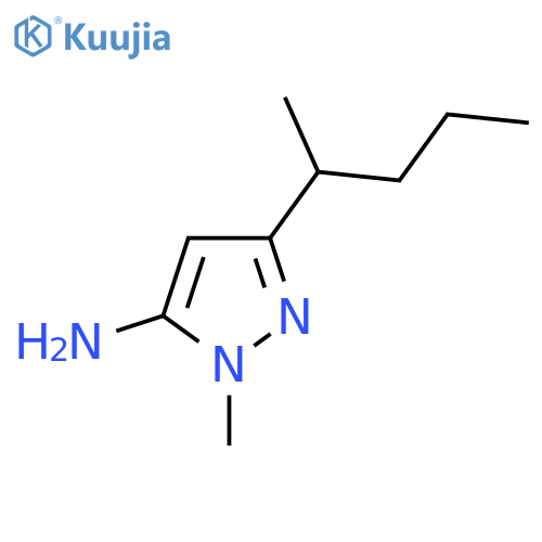 1-Methyl-3-(pentan-2-yl)-1h-pyrazol-5-amine structure