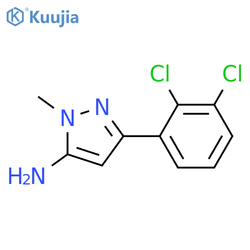 3-(2,3-dichlorophenyl)-1-methyl-1H-pyrazol-5-amine structure