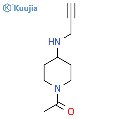 1-(4-(Prop-2-yn-1-ylamino)piperidin-1-yl)ethan-1-one structure