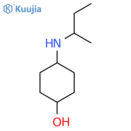 4-[(Butan-2-yl)amino]cyclohexan-1-ol structure