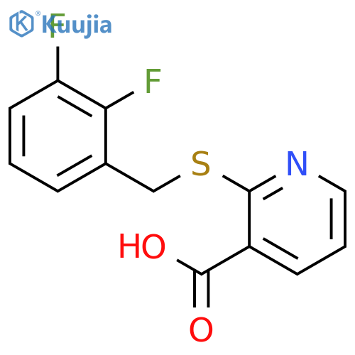 2-[(2,3-Difluorobenzyl)thio]nicotinic Acid structure
