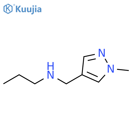 (1-Methyl-1H-pyrazol-4-yl)methyl(propyl)amine structure