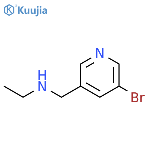 N-((5-Bromopyridin-3-yl)methyl)ethanamine structure