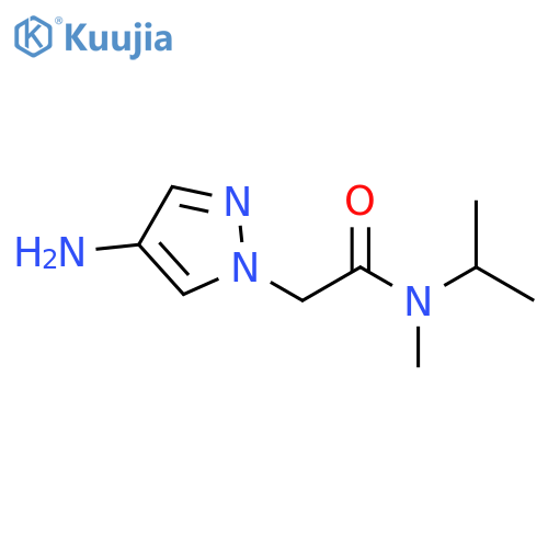 1H-Pyrazole-1-acetamide, 4-amino-N-methyl-N-(1-methylethyl)- structure
