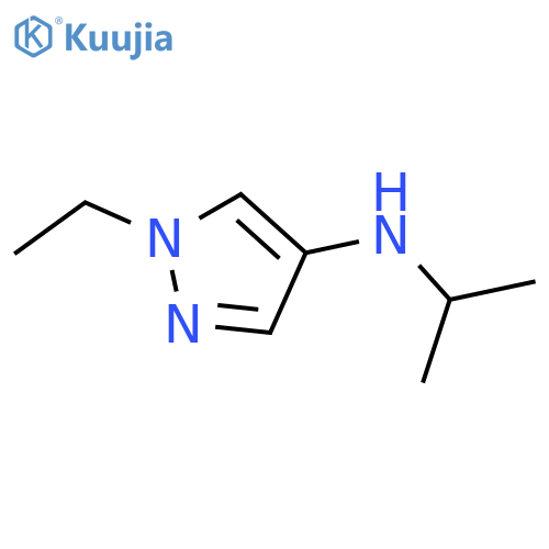 1-ethyl-N-(propan-2-yl)-1H-pyrazol-4-amine structure