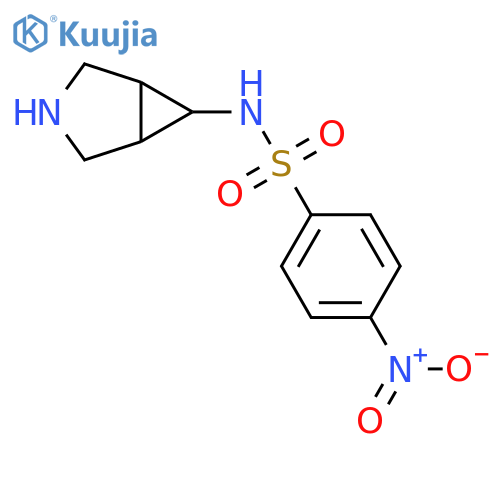 N-{3-azabicyclo3.1.0hexan-6-yl}-4-nitrobenzene-1-sulfonamide structure