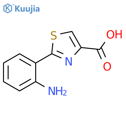 4-Thiazolecarboxylic acid, 2-(2-aMinophenyl)- structure