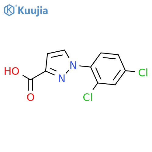 1-(2,4-Dichlorophenyl)-1H-pyrazole-3-carboxylic Acid structure