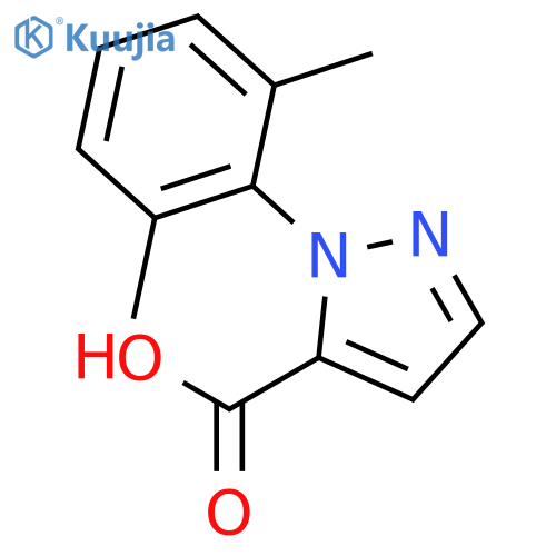 1H-Pyrazole-5-carboxylic acid, 1-(2,6-dimethylphenyl)- structure